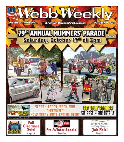 Webb Weekly October 14, 2026