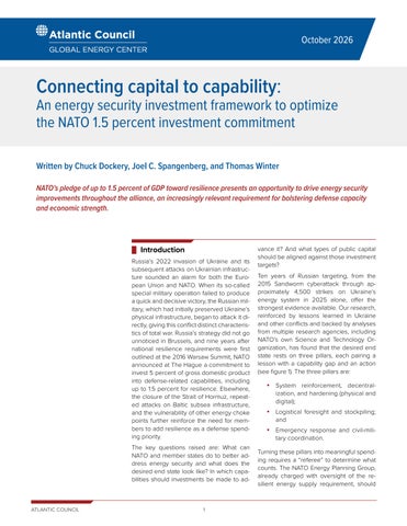 Connecting capital to capability