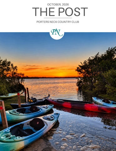 Porters Neck Newsletter, October 2026