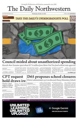 The Daily Northwestern — October 14, 2026