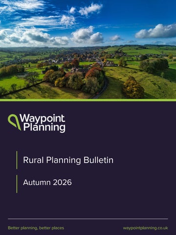 Rural Planning Bulletin 