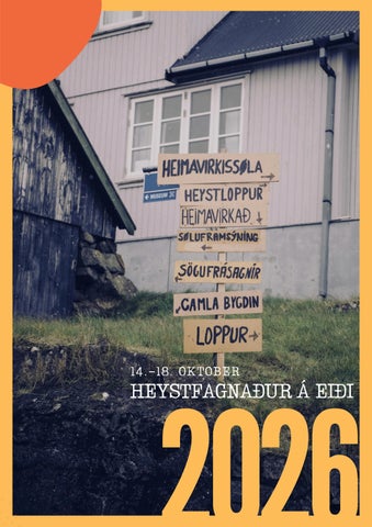 Heystfagnaður Skrá 2026
