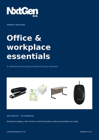 NxtGen Office Workplace Essentials