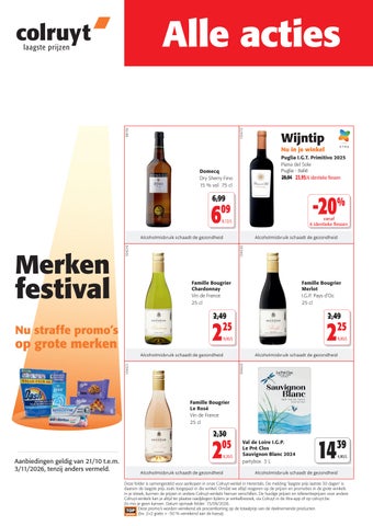 Colruyt Laagste Prijzen - Alle acties