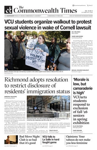 The Commonwealth Times; October 14, 2026