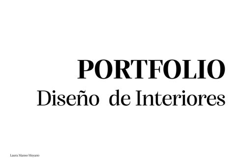 PORTFOLIO LAURA MANSO