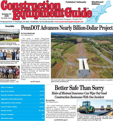 Northeast 21 October 21, 2026