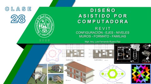 CLASE 28 - REVIT -EJES-NIVELES-MUROS-FORMATO-FAMILIAS > DISEÑO ASISTIDO POR COMPUTADORA 2026