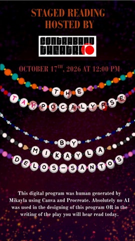 The Taypocalypse Staged Reading Digital Program