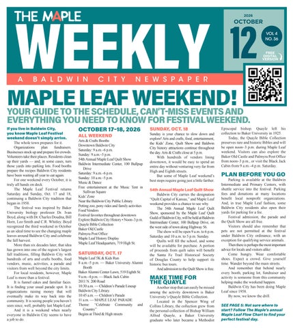 The Maple Weekly - October 12