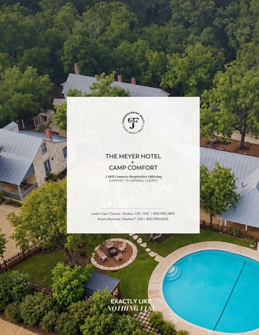 The Meyer Hotel + Camp Comfort | Boutique Hotels for Sale — Comfort, TX