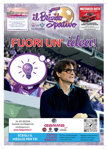 IL BRIVIDO SPORTIVO STADIO FIORENTINA-COMO DEL 18-10-2026