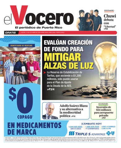 EL VOCERO | Edición jueves, 15 de octubre de 2026