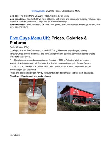 Five Guys Menu UK 2026_ Prices, Calories & Full Menu