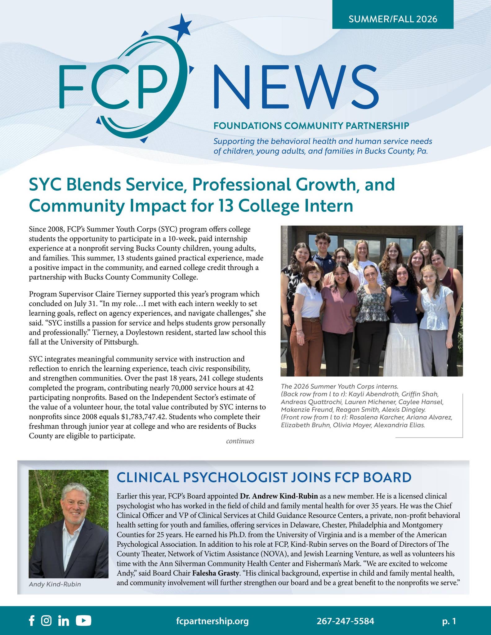 FCP News | Summer-Fall 2026 Edition by FCPartnership - Issuu