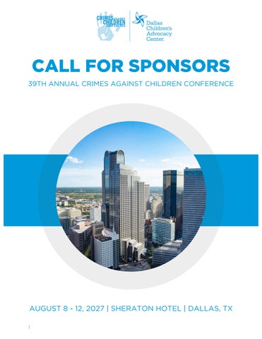 2027 Call for Sponsors