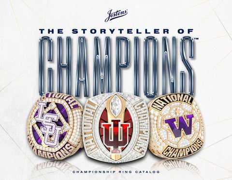 Jostens 2026 Championship Jewelry Catalog