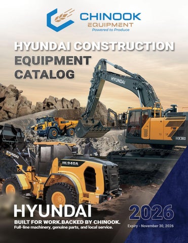 Hyundai Construction Equipment Catalog