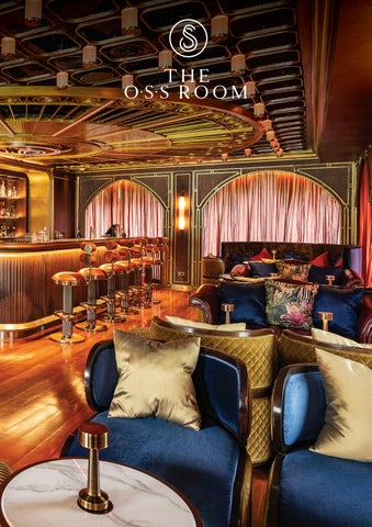 THE OSS ROOM MENU October 2026