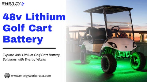 48v lithium golf cart battery
