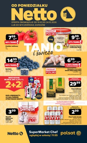 Netto gazetka od 19.10 do 24.10.2026
