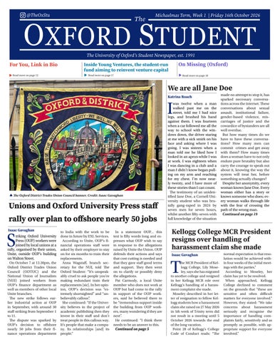 The Oxford Student - Week 1 Michaelmas 2026