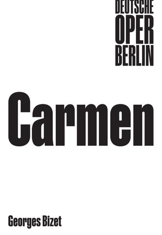 Deutsche Oper Berlin: Carmen