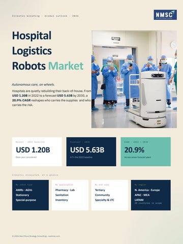 Global Hospital Logistics Robots Market: Growth, Trends & Forecast (2026–2034)