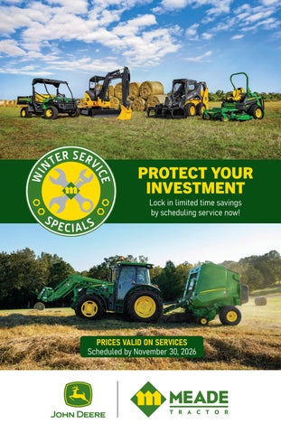 Meade Tractor Winter Service Specials November 2026
