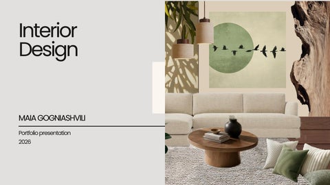 MAIA GOGNIASHVILI . Interior Design Presentation