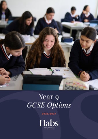 Habs Girls GCSE Options Booklet 2026
