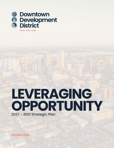 DDD Strategic Plan 2027-2031 - Leveraging Opportunity