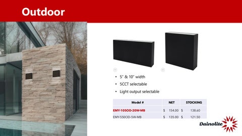 Dainolite-catalogues 灯饰目录 · ONEIL OCT2026 第 18 页