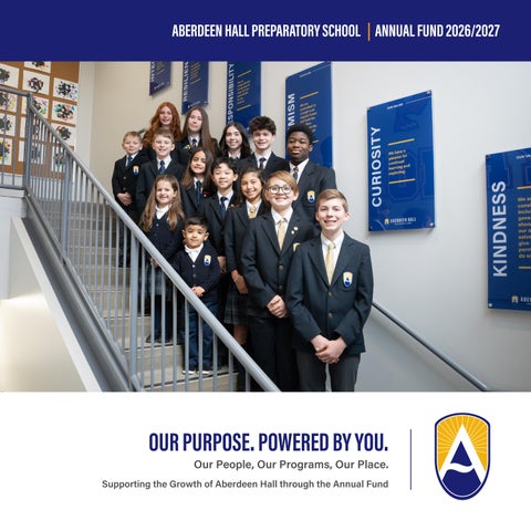 Aberdeen Hall Preparatory School - Annual Fund 2026/2027