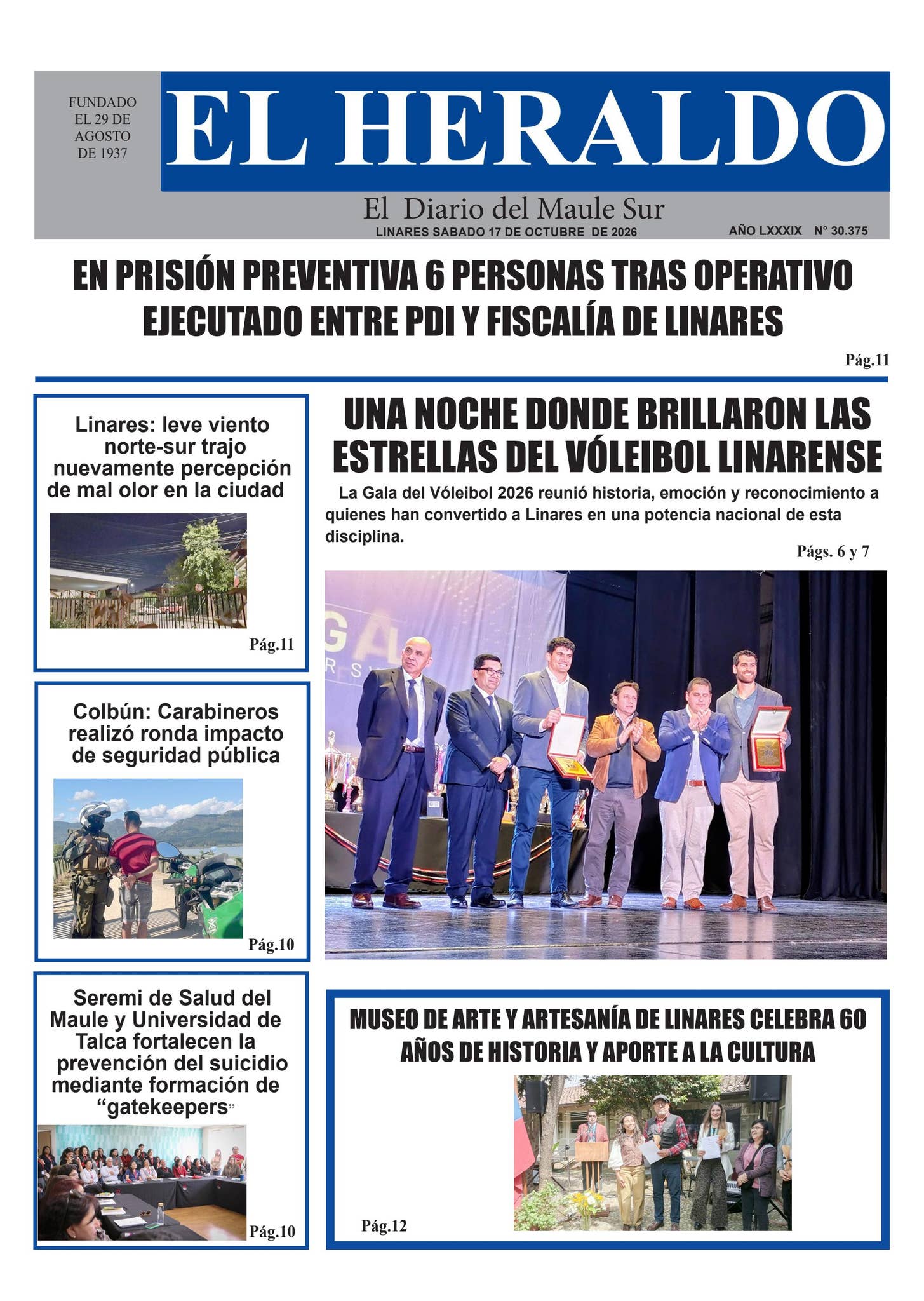 Sabado 17 de octubre 2026