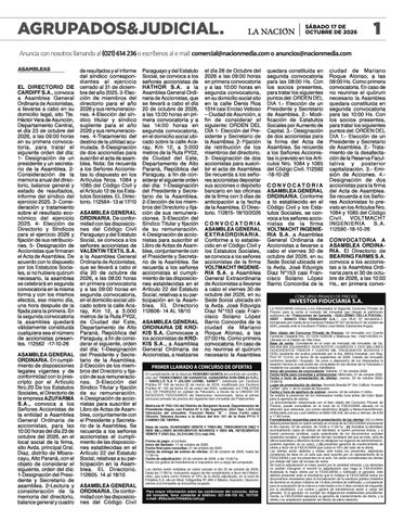 SUPLEMENTO - AGRUPADOS - EDICIÓN 11.405