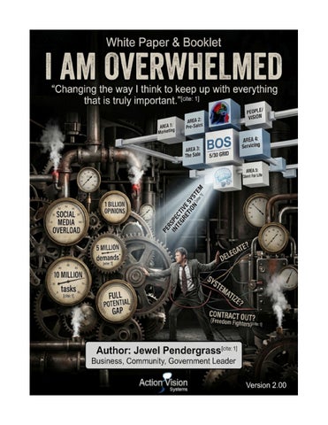 Booklet - I Am Overwhelmed - Jewel Pendergrass - Pay It Forward Version