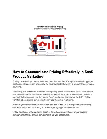 Saas Product marketing 