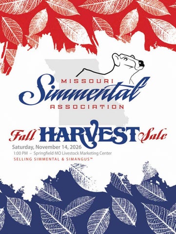 Missouri Simmental Harvest Sale 2026