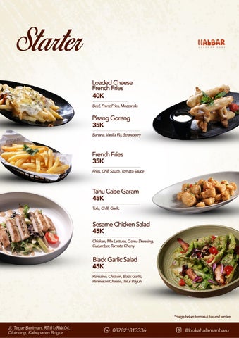 MENU HALAMAN BARU CIBINONG (NEW) 2026