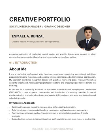 Esmael Benzal Social Media Portfolio