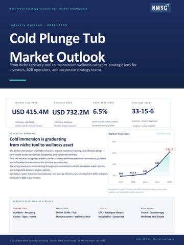 Cold Plunge Tub Market: Global Trends, Growth & Forecast