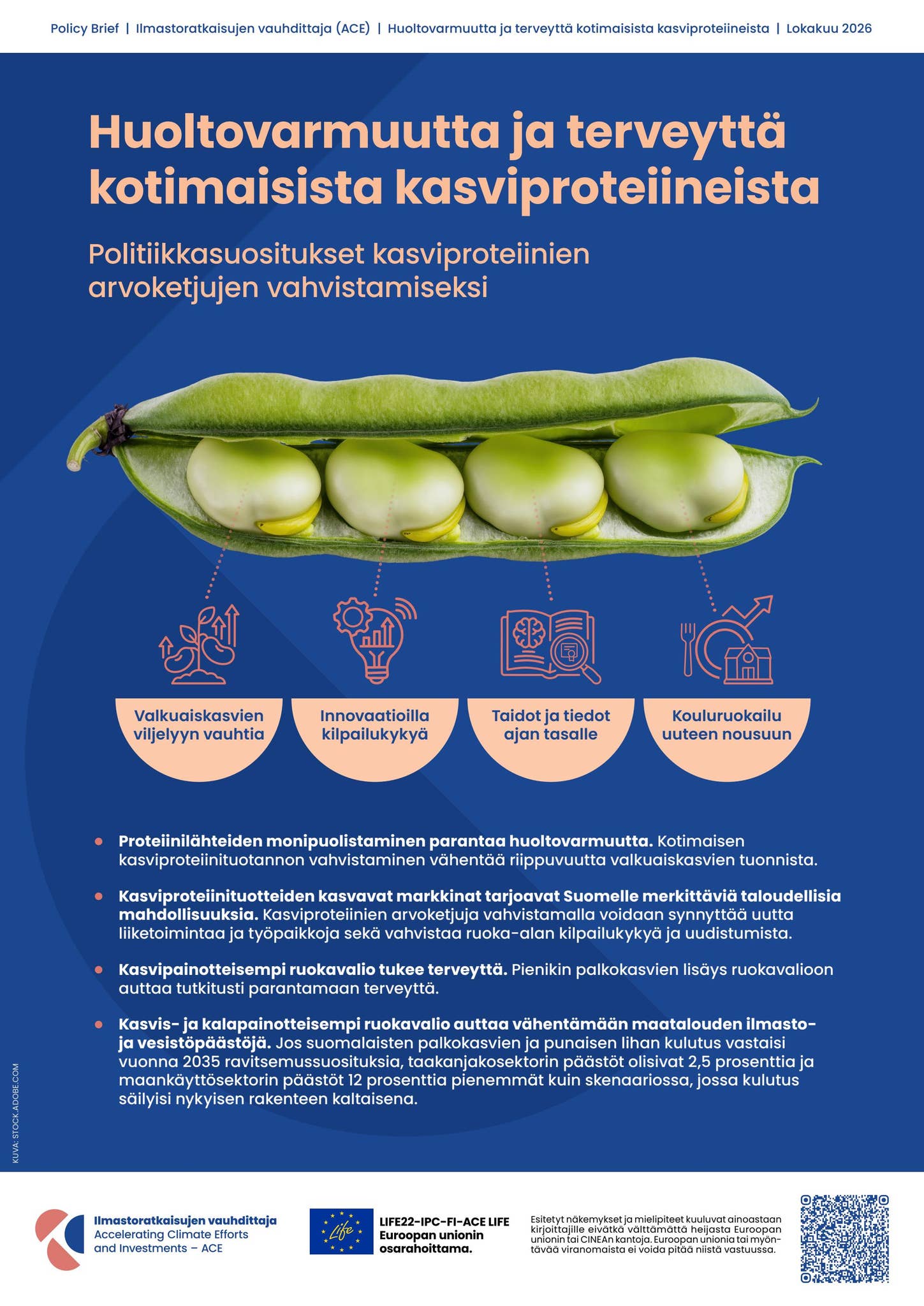 Huoltovarmuutta ja terveyttä kotimaisista kasviproteiineista by Suomen ...