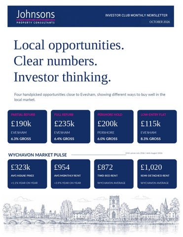 Johnsons Investor Club October 2026