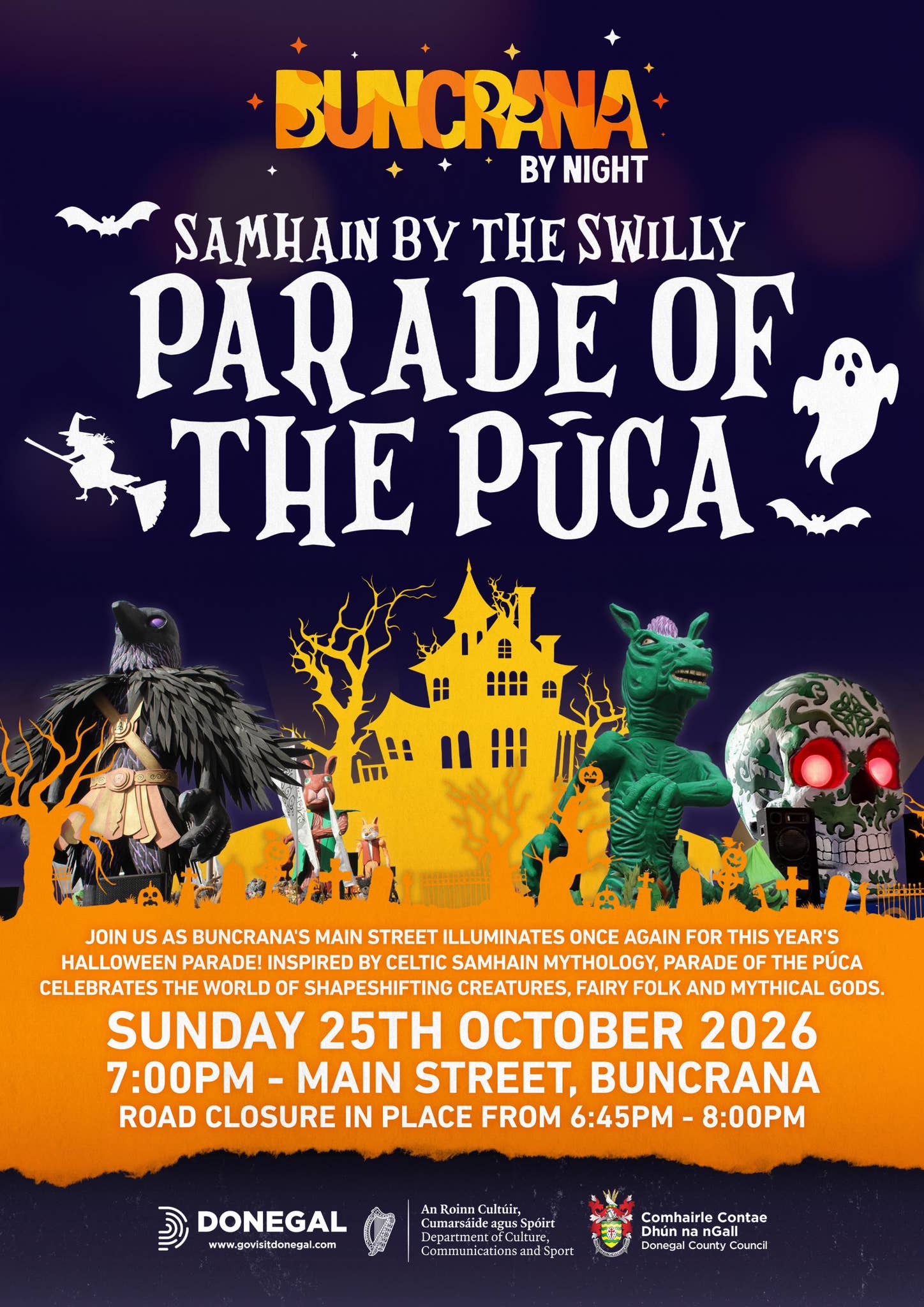 Buncrana By Night - Parade Of The Púca 2026 by Buncrana By Night - Issuu