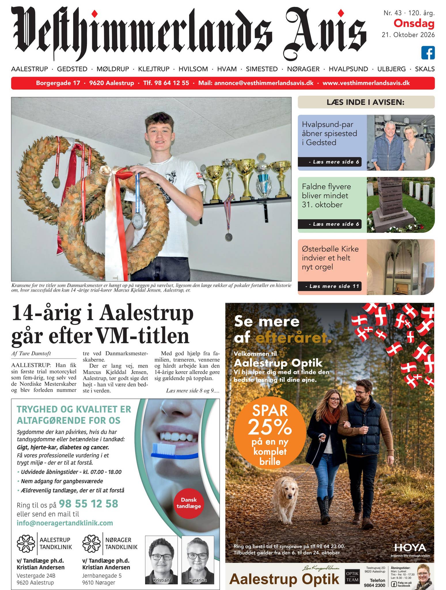 Vesthimmerlands Avis nr. 43 - 2026 by Vesthimmerlands Avis - Issuu