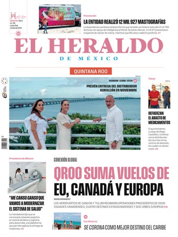 El Heraldo Quintana Roo del 19 de octubre del 2026
