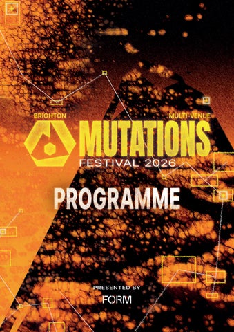Mutations Festival 2026 Programme