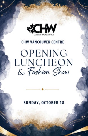 CHW Vancouver Opening Luncheon Recognition Book 2026