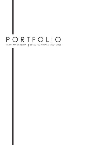 PORTFOLIO 2026 